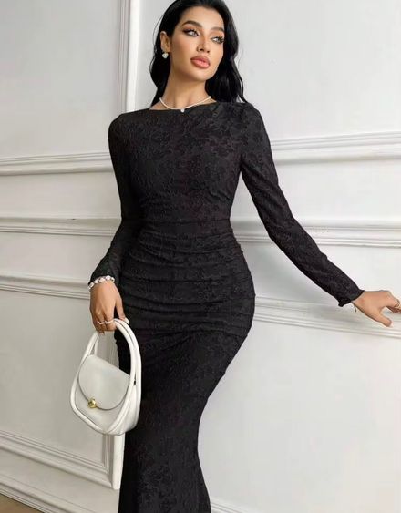 Siyah abiye elbise