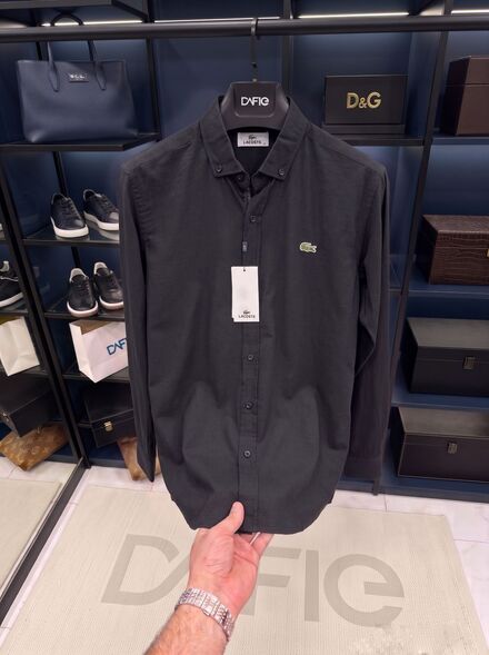 Lacoste Siyah Gömlek