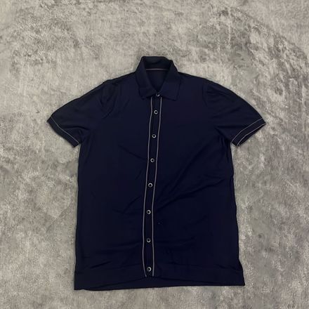 Lufian Lacivert Polo Yaka Gömlek