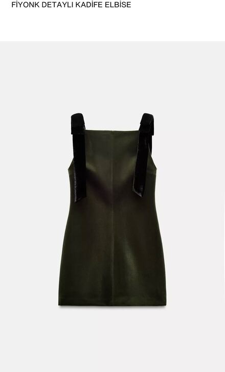 Zara Haki Günlük Elbise