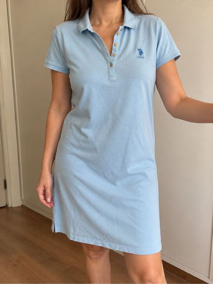 U.S. Polo Mavi Elbise S