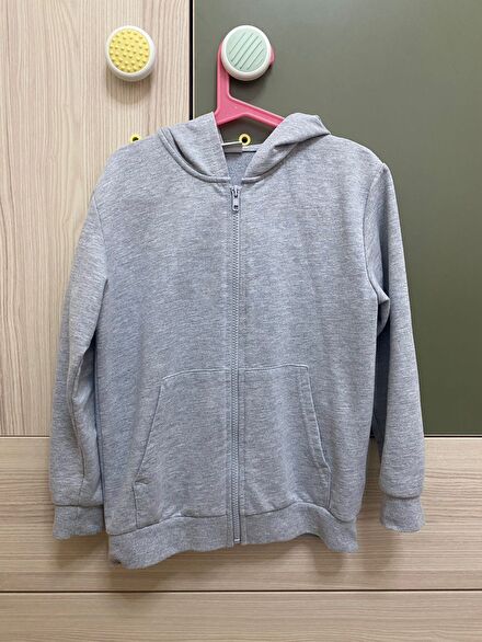 Lc Waikiki Gri Kapüşonlu Sweatshirt