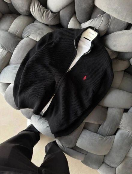 Ralph Lauren Premium Örme Hırka Siyah