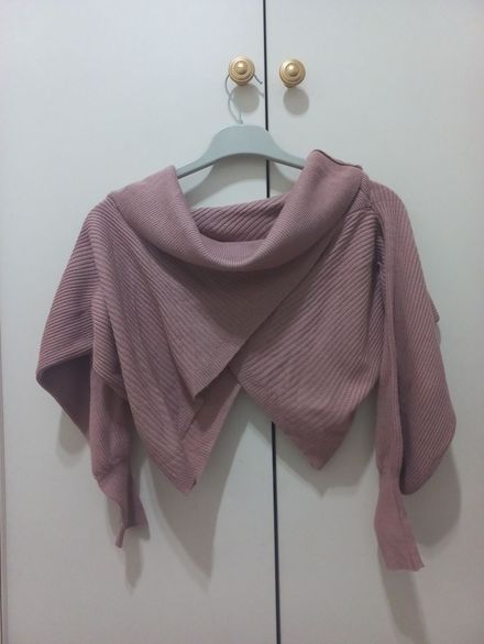 Pembe triko crop üst