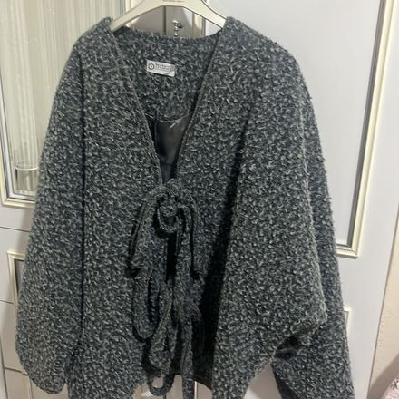Koyu Gri Hırka