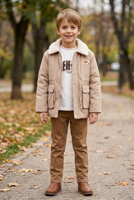 Çocuk Mont,Pantolon ve Sweat Set 8 Yaş