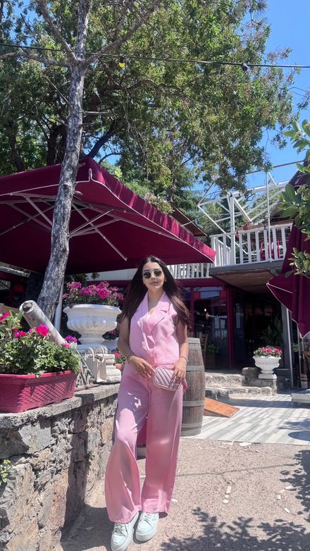 Pembe Alt-Üst İkili Şık Takım