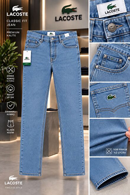 Lacoste Klasik Kesim Jean