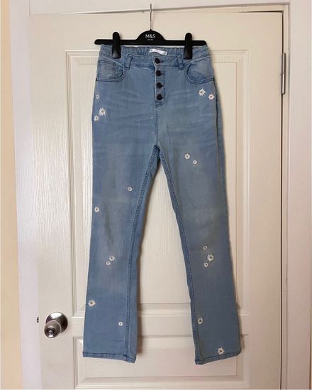 Marks&Spencer Çiçek Desenli Jeans