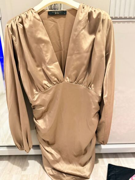 Gold Kısa Elbise