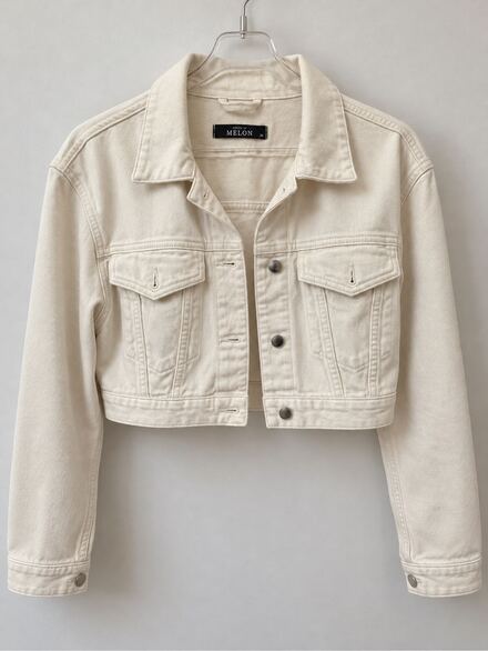 Blazer ceket krem kot ceket