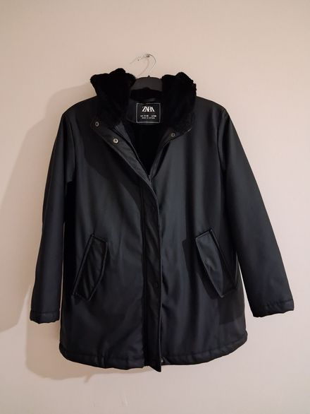Zara Siyah Kışlık Mont