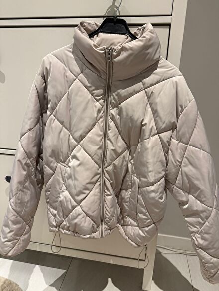 H&M Açık Gri Şişme Mont