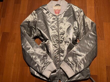 Vintage Levi’s Gümüş Bomber Ceket