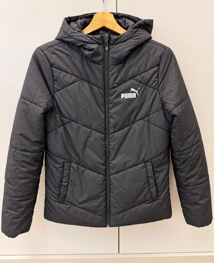 Puma Siyah Kapüşonlu Mont