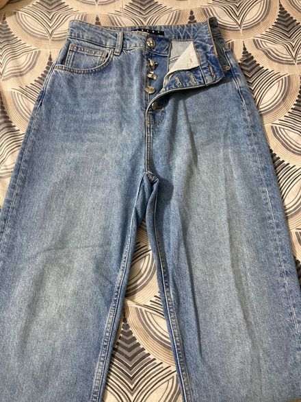 Sisley Yüksek Bel Kot Pantolon