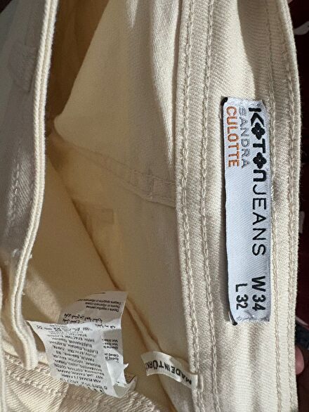 Koton Jeans Culotte Pantolon