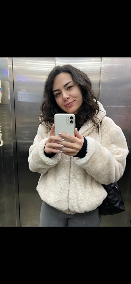 Zara Krem Peluş Mont