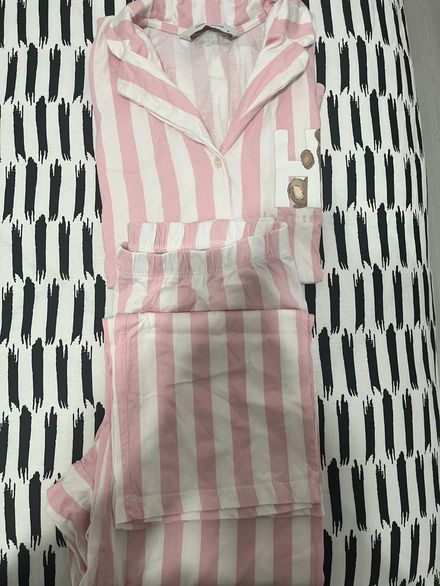 Pembe Çizgili Pijama Takımı