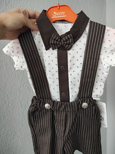 Çizgili Bebek Tulumu