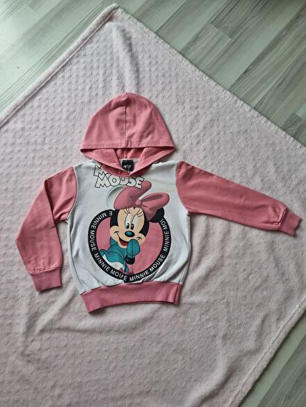 Minnie Mouse Kapüşonlu Sweatshirt