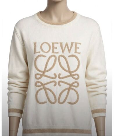 Loewe Krem Sweatshirt