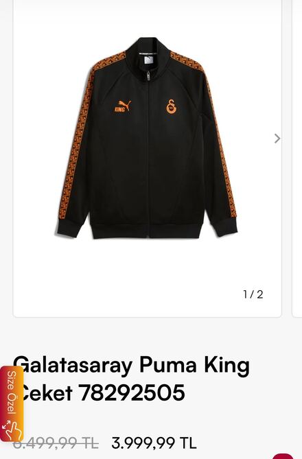 Galatasaray Puma King Ceket