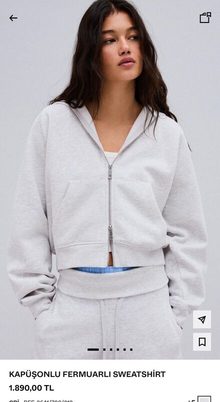Bershka Kapüşonlu Sweatshirt
