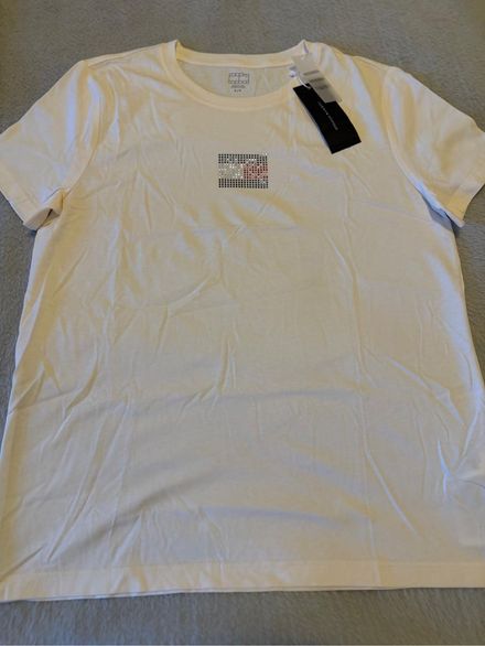 Tommy Hilfiger krem rengi logolu