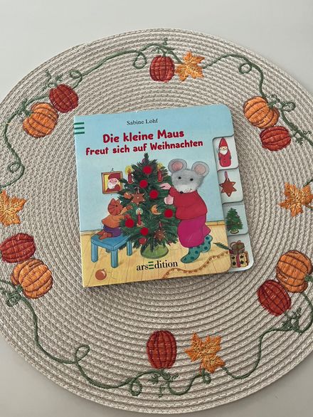 Almanca christmas çocuk bebek kitabı