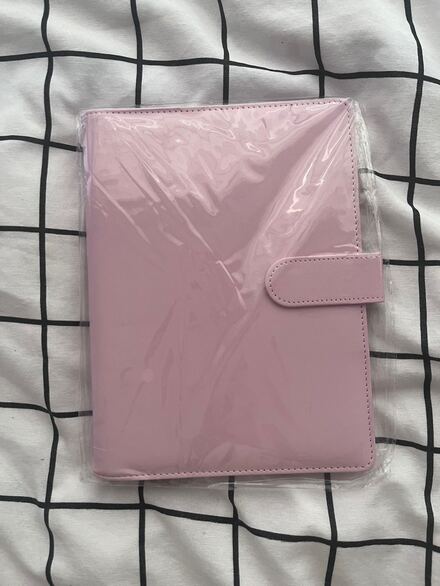 Pembe macaron binder a5