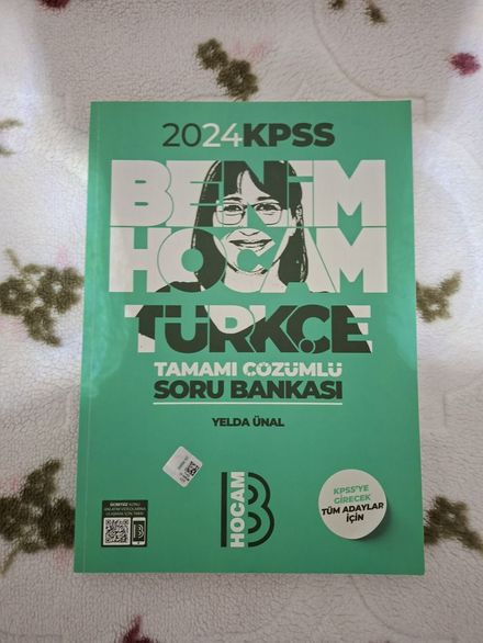 2024 KPSS Türkçe Soru Bankası benim hoca