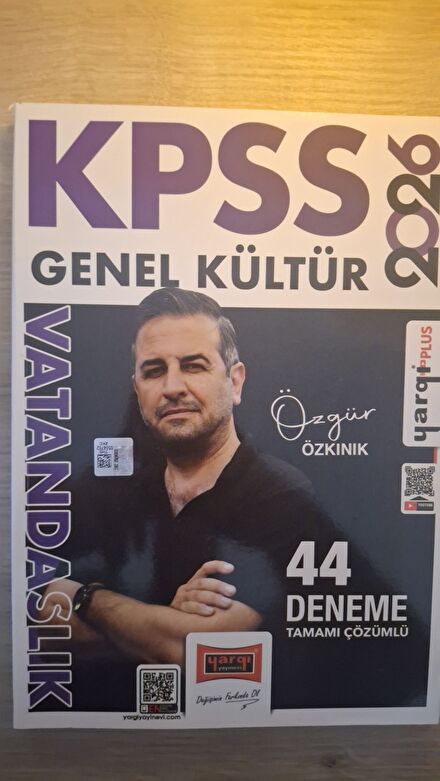 KPSS Vatandaşlık 44 Deneme