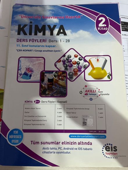11.sınıf kimya konu anlatım föyleri