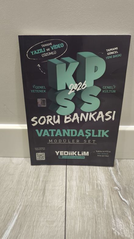 KPSS 2026 Vatandaşlık Soru Bankası 5tane