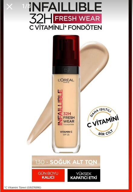 L'Oréal Paris İnfaimable Fondöten