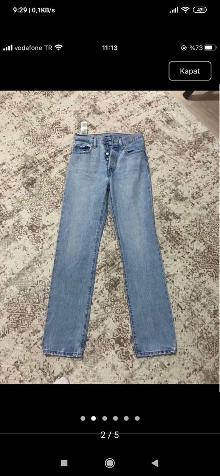 orijinal levis 501 jean