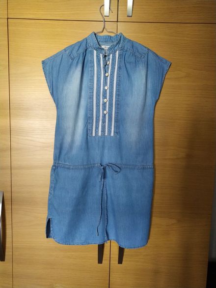 MNG jeans kolsuz ince elbise