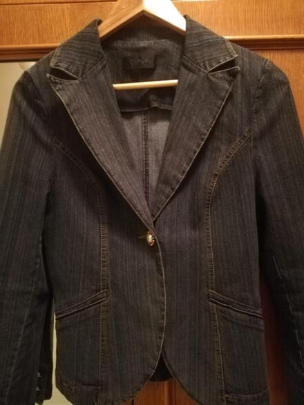 Çizgili L / 40 Roman Ceket/Blazer