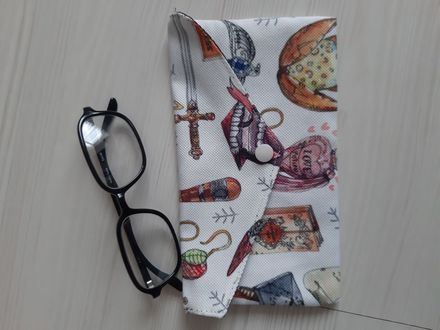 harry potter desenli gözlük kılıfı
