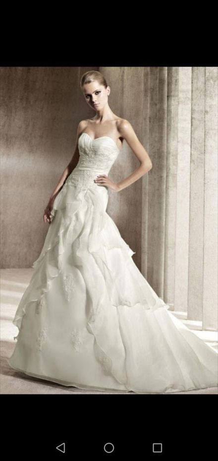 Beyaz M / 38 Pronovias Gece Elbisesi