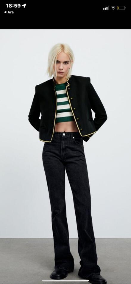 Zara gold detaylı ceket