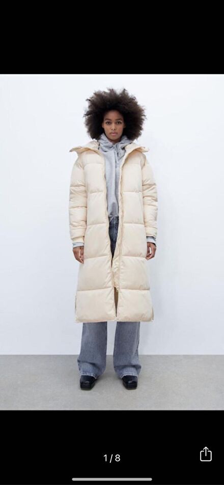 #ZARA SU GEÇİRMEZ ŞİŞME KABAN