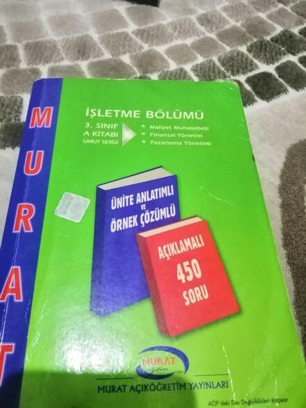 Murat Yayınları 3.sınıf işletme kitabı