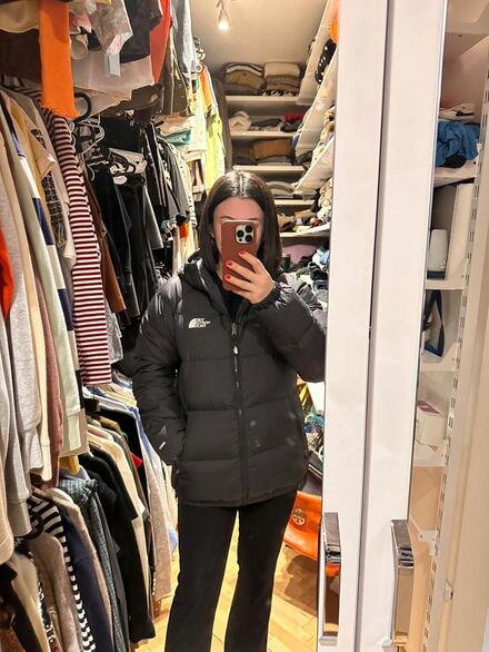 North Face cift taraflı dolgulu mont