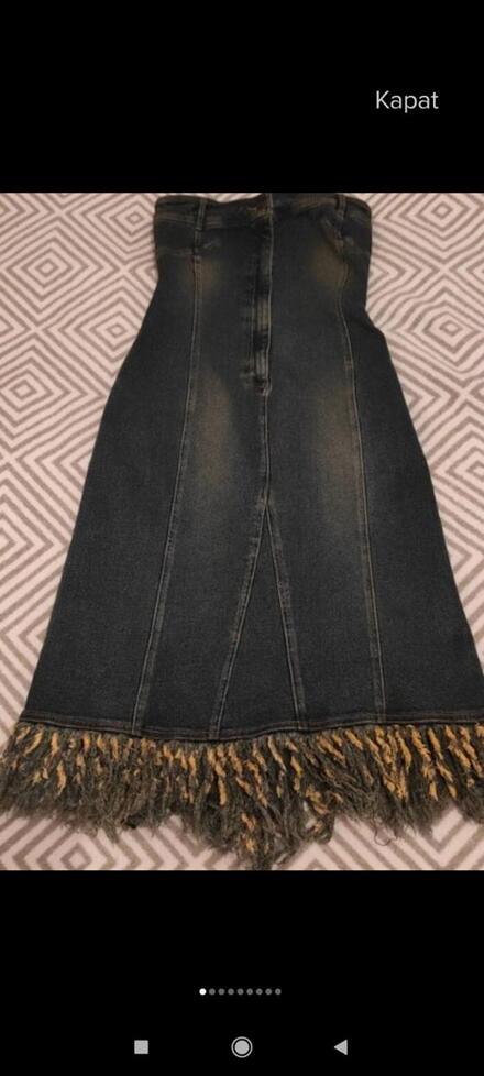 MANGO JEANS ELBİSE