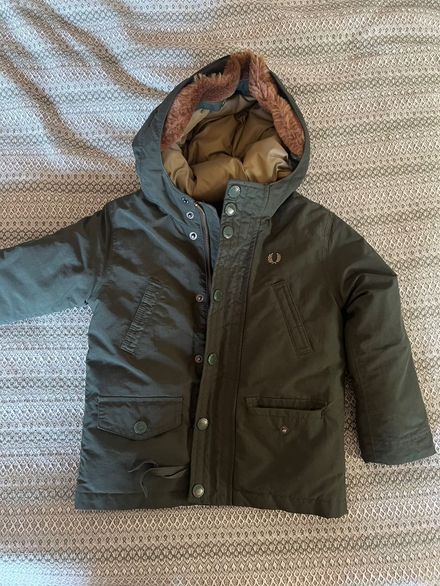 fred perry 3-4 yaş kalın parka