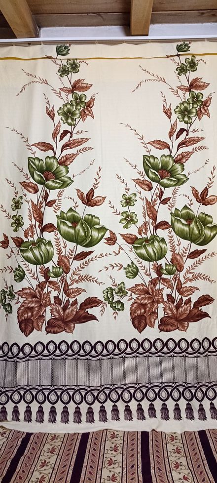 Tasarımcı vintage 43 yıllık anne perdesi