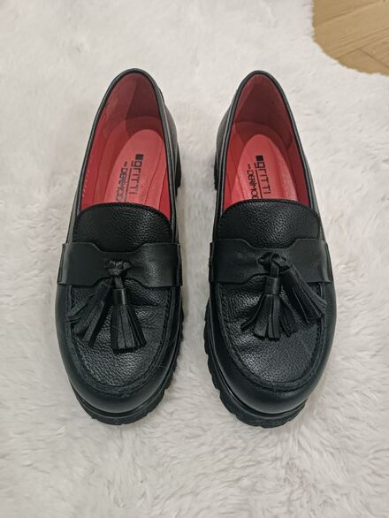 Derimod Siyah Oxford Loafer