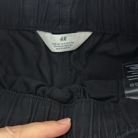 H&M erkek kargo siyah pantalon
